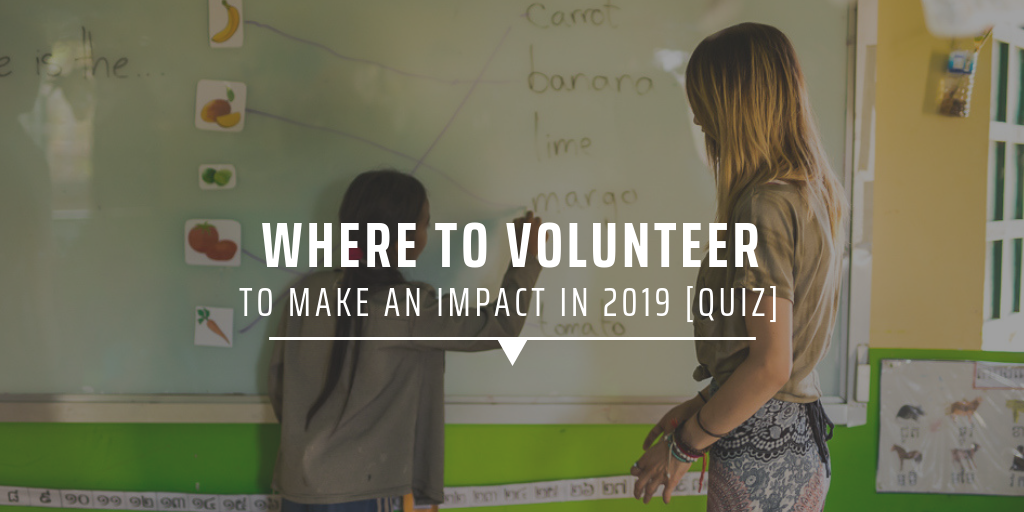 Where to volunteer to make a difference in