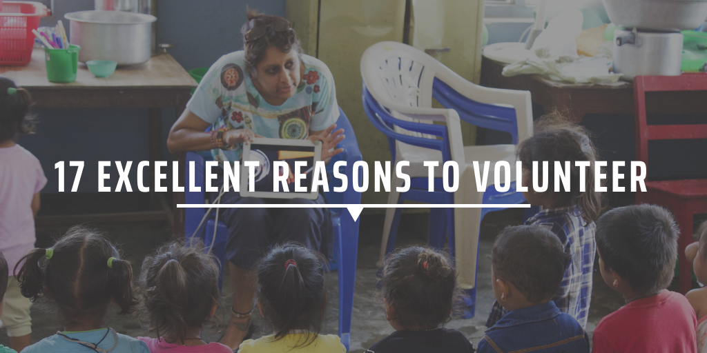 17 excellent reasons to volunteer